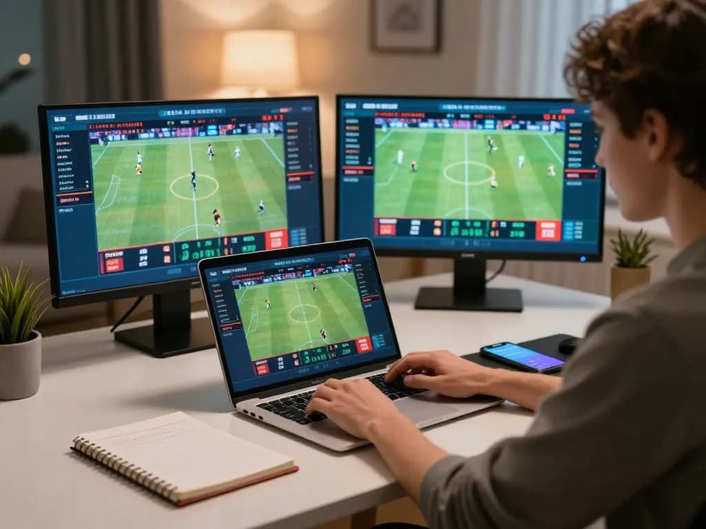 Place bets on uu88 while enjoying a live sports betting experience in a modern home office