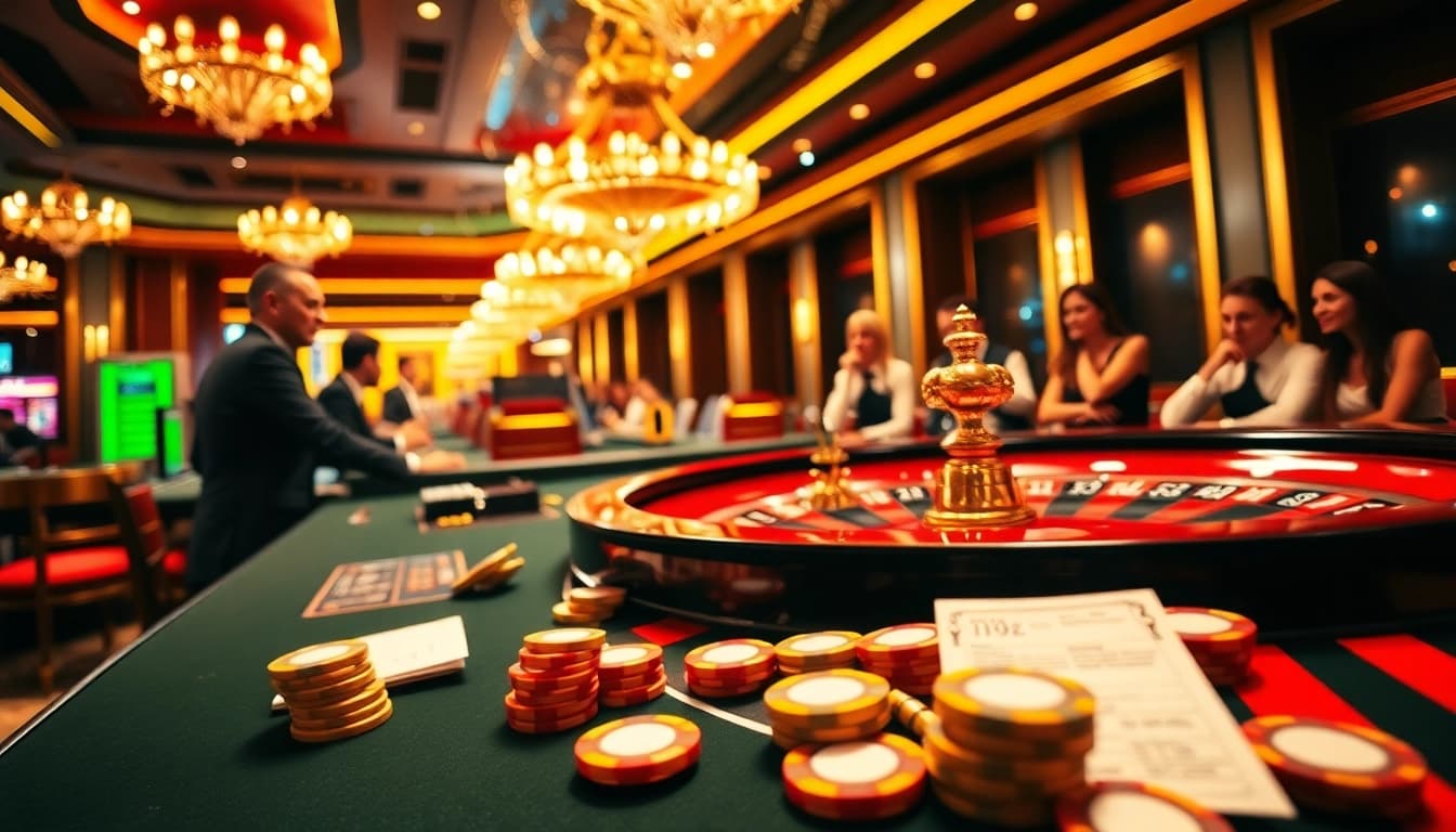 Experience the thrill of i9 bet at a luxurious casino table full of action.