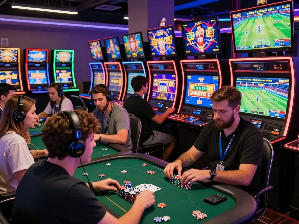 Engaged players at tg88 trang chủ online casino, showcasing vibrant gaming environment.
