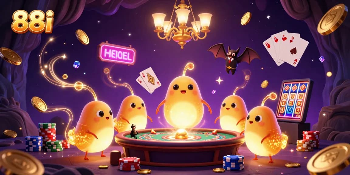 Light up your winnings at 88i's luminescent casino, where glowing characters and vibrant games create the ultimate thrill.
