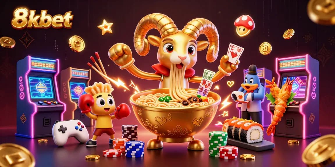 Experience the vibrant world of 8xbet with animated casino characters and dynamic gaming elements.