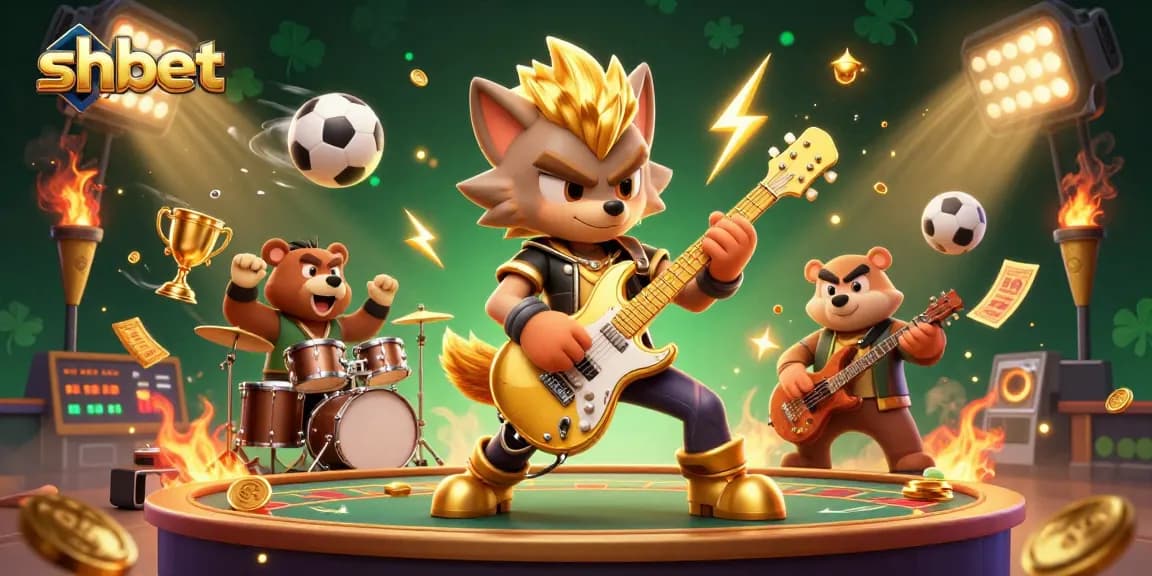 Experience thrilling gameplay at shbet with a dynamic casino illustration featuring vibrant characters and exciting elements.