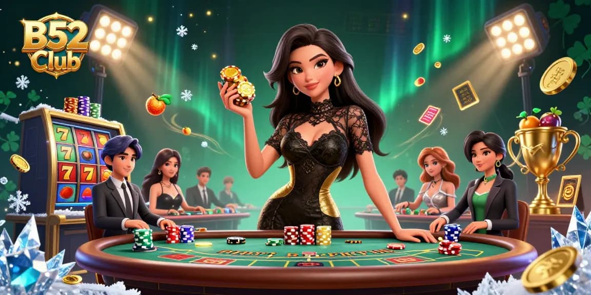 B52 Club – Experience high-stakes gaming with vibrant slot machines and luxurious baccarat tables.