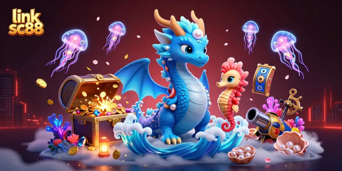 Boost your excitement with link sc88 in this vibrant underwater casino scene!