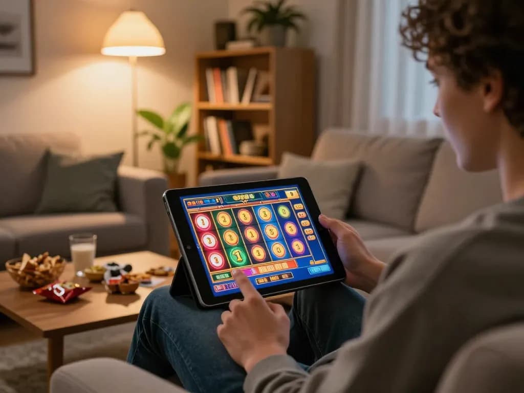 Engaging in a captivating slot game on 559X Cassino from the comfort of home