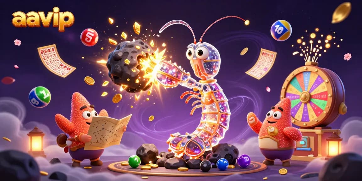 Experience the excitement of aavip casino with dynamic lottery games and vibrant characters in action.