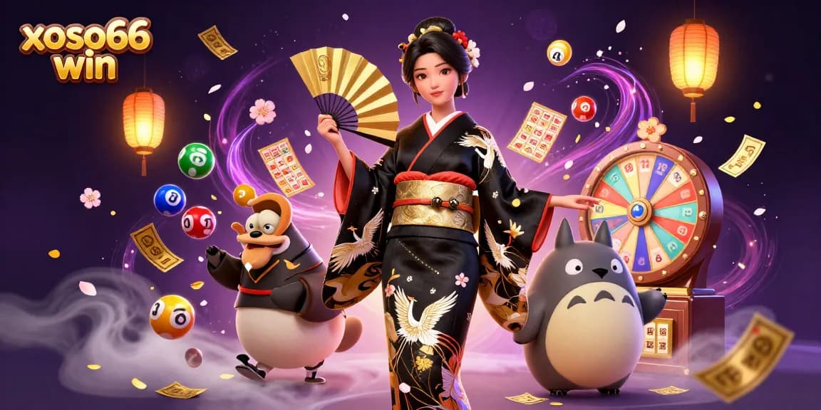 Experience xoso66 win with vibrant lottery elements, elegant fashion, and dynamic casino excitement.