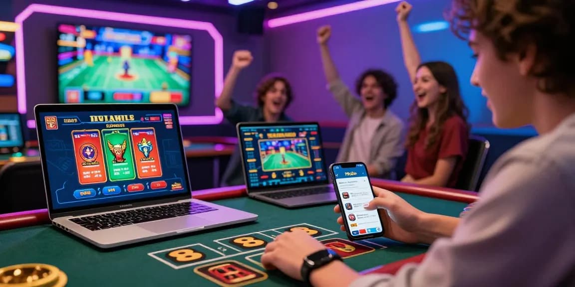 Engaged player enjoying games at 79club in a vibrant online gaming atmosphere.