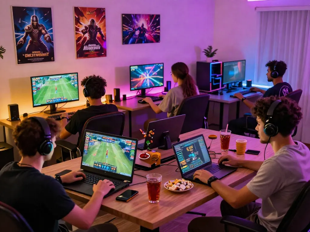 Players engaging in dynamic gaming activities at NBET, highlighting excitement and online betting culture.