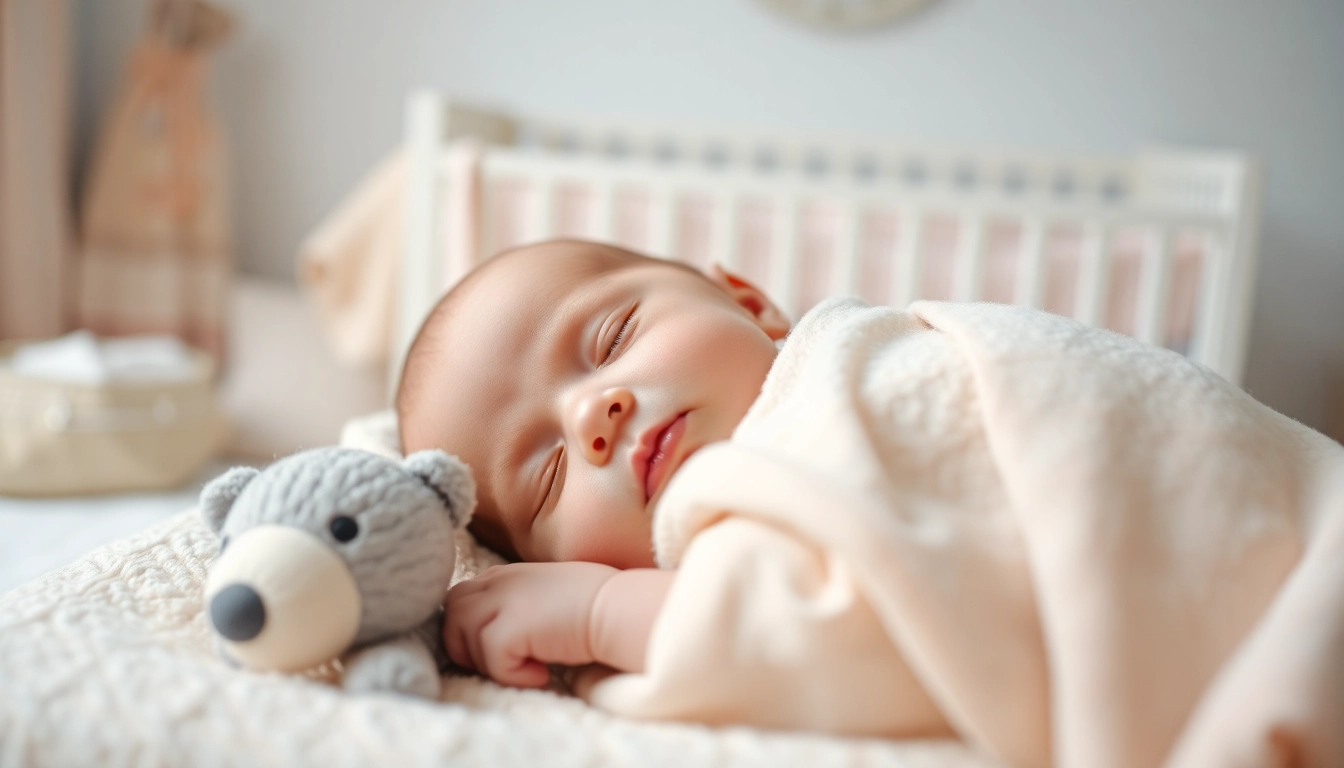 Engaging babyfotografie capturing a serene newborn in soft blankets with a gentle atmosphere.