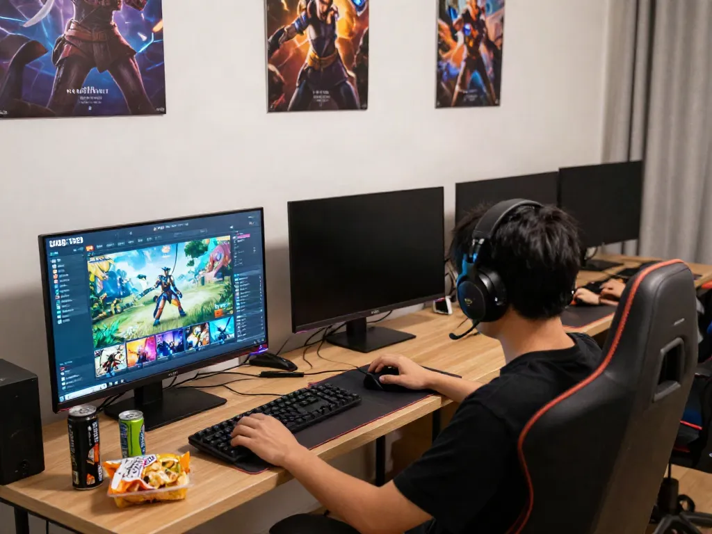 Player engaged in a gaming session at DU88, showcasing vibrant digital games