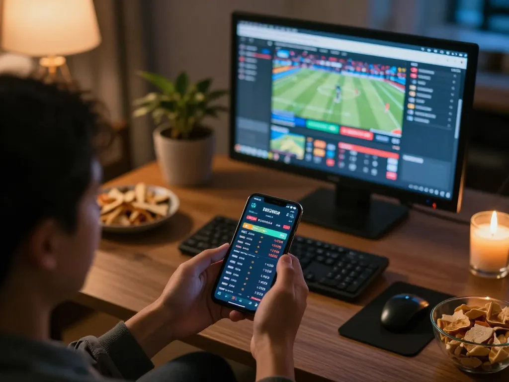Experience real-time betting on tr88 com with your smartphone from a cozy home setup.