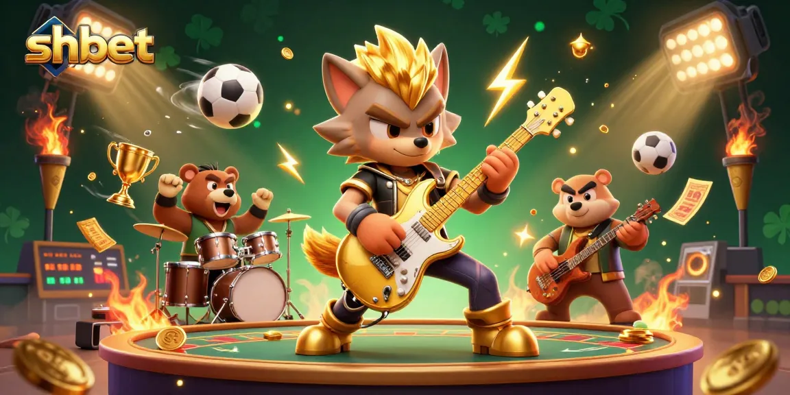 Experience thrilling gameplay at shbet with a dynamic casino illustration featuring vibrant characters and exciting elements.