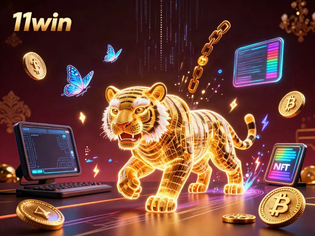 Experience exhilarating gaming with the 11win golden tiger in a vibrant digital casino scene.