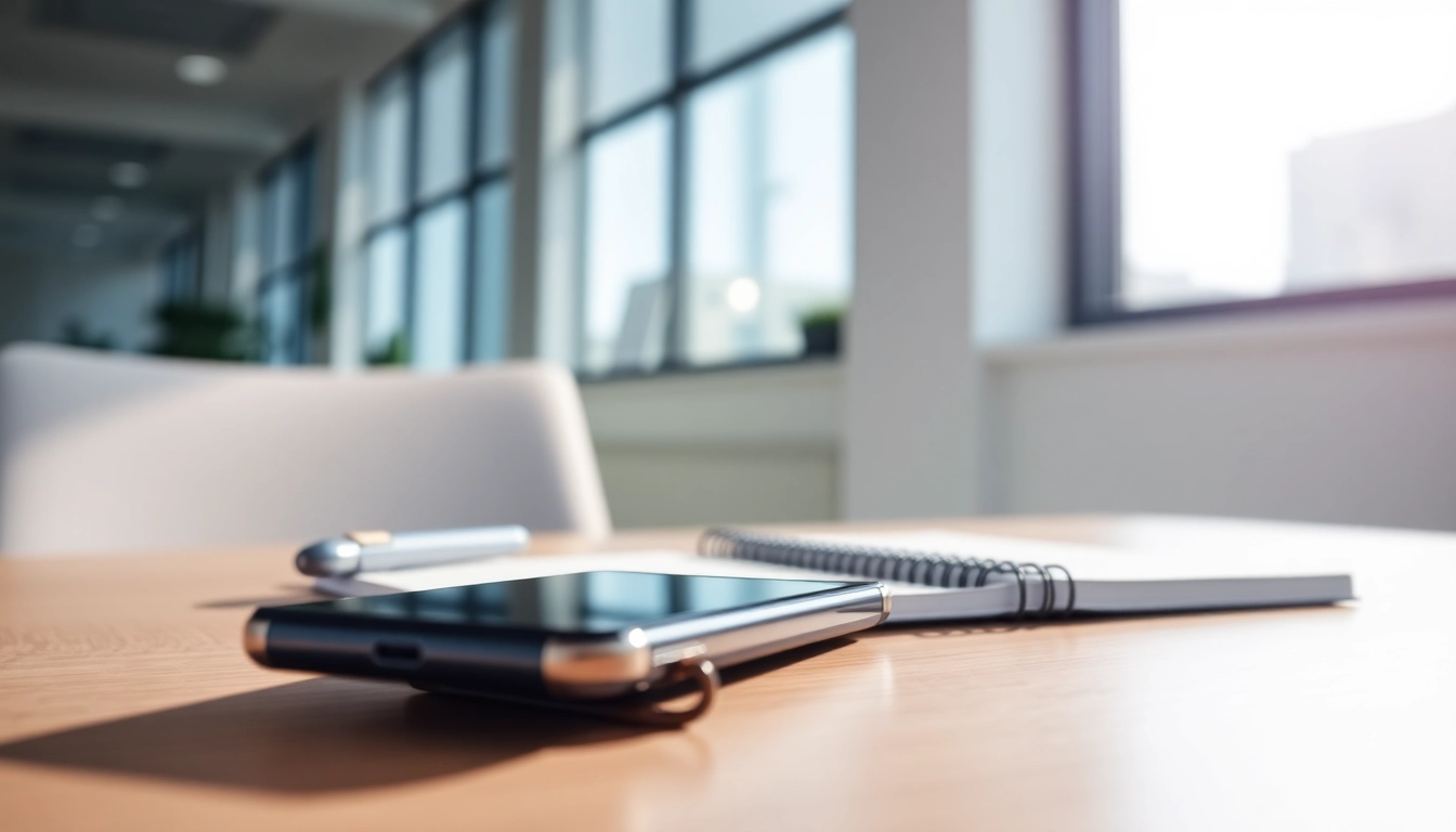 Record calls effortlessly with a professional call recording setup in a modern office.
