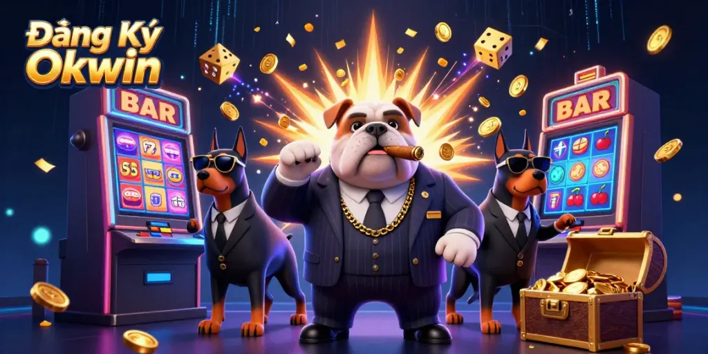 Experience high-stakes excitement with Đăng Ký Okwin as our mafia boss bulldog leads thrilling casino adventures.