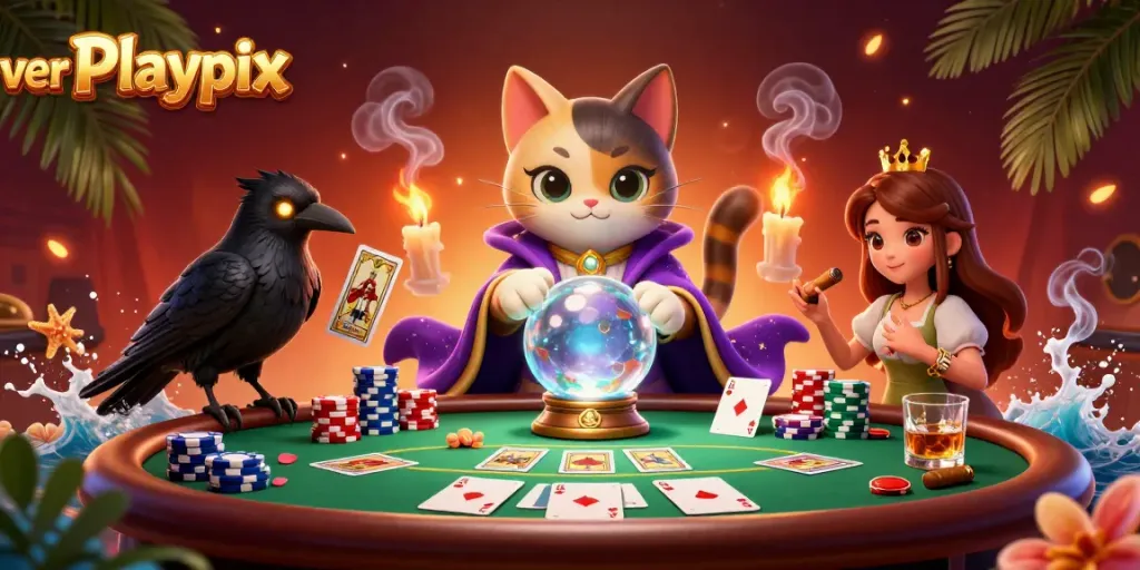 Jogue e experimente as emoções ao ver Playpix em um cenário vibrante de cassino.