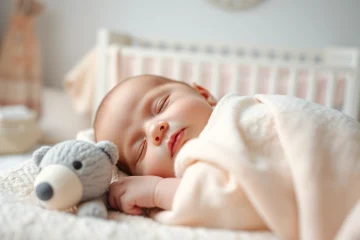 Engaging babyfotografie capturing a serene newborn in soft blankets with a gentle atmosphere.